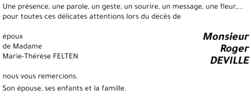 Roger DEVILLE