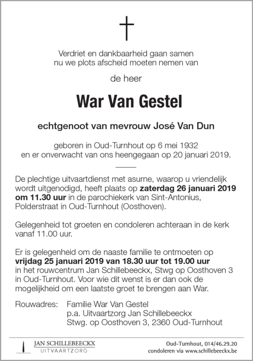 War Van Gestel