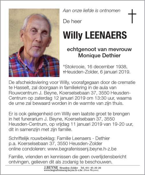 Willy Leenaers
