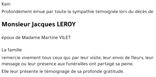 Jacques LEROY