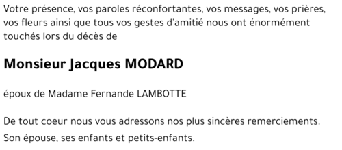 Jacques MODARD