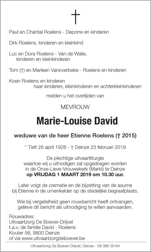 Marie-Louise David