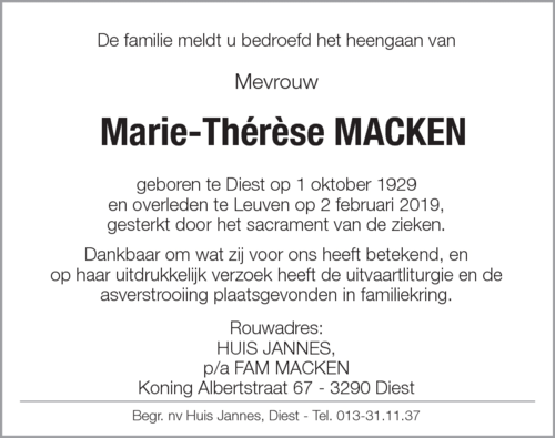 Marie-Thérèse Macken