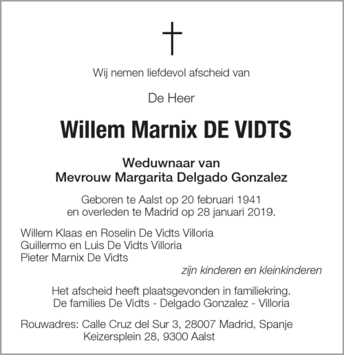 Willem Marnix De Vidts