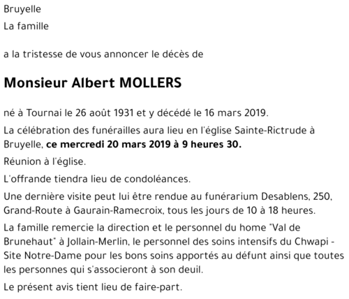 Albert MOLLERS