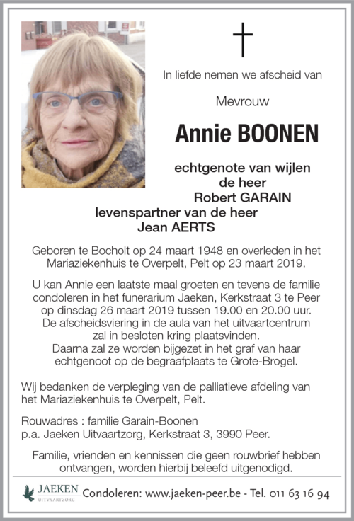 Annie BOONEN