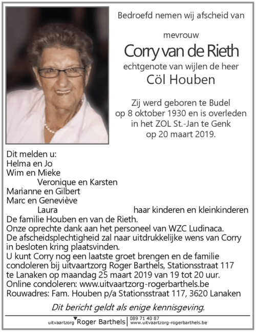 Corry van de Rieth