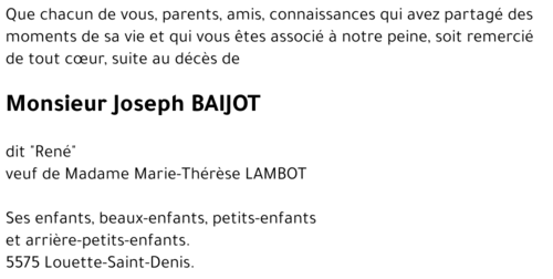 Joseph BAIJOT