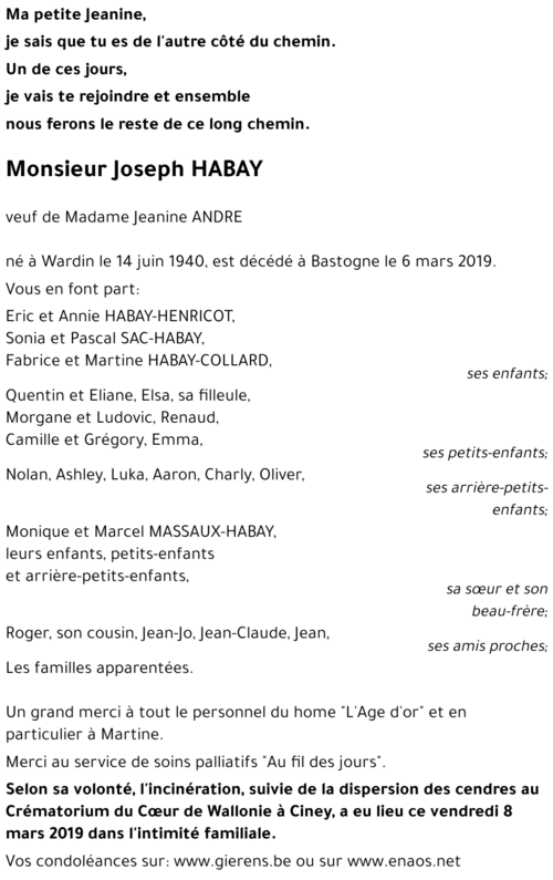Joseph HABAY