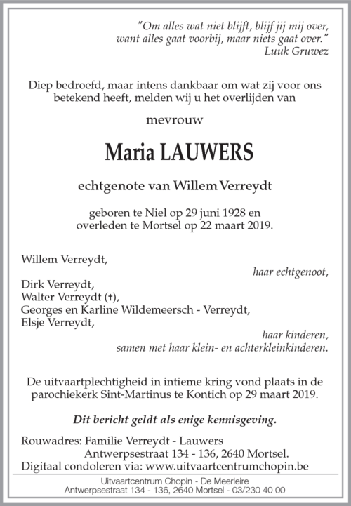 Maria Lauwers