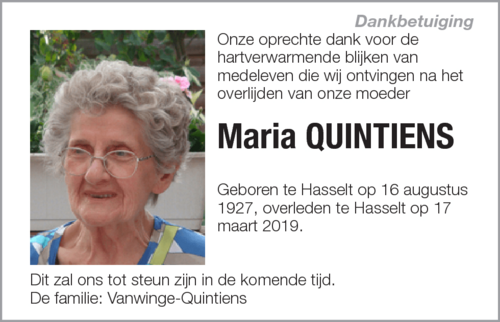 Maria Quintiens
