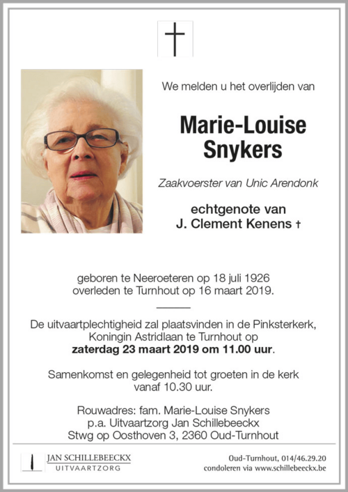 Marie-Louise Snykers