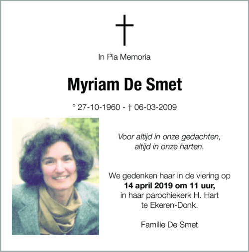 Myriam De Smet