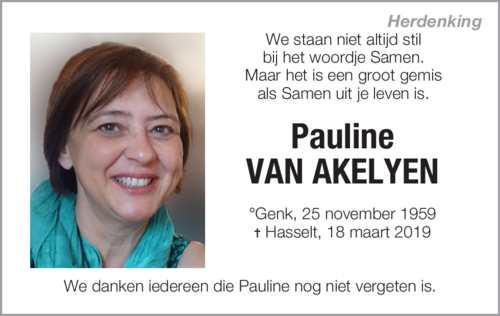 Pauline Van Akelyen