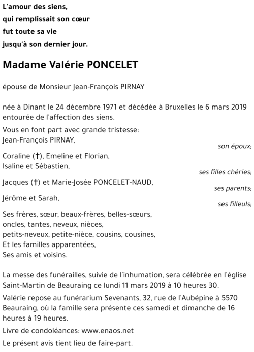 Valérie PONCELET