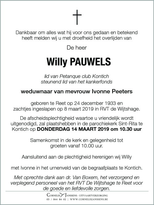 Willy Pauwels