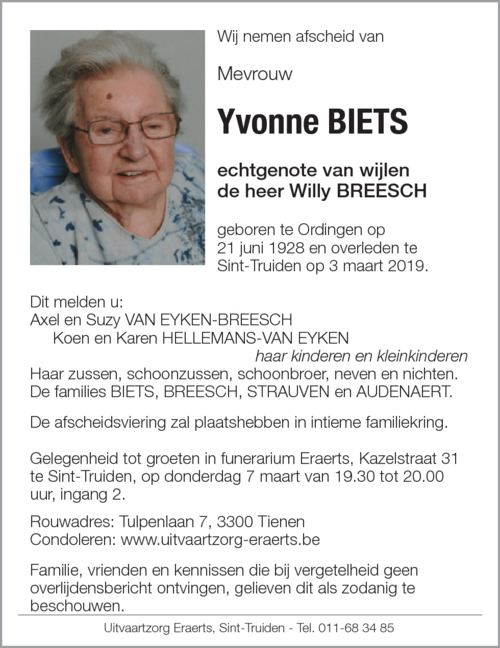 Yvonne Biets
