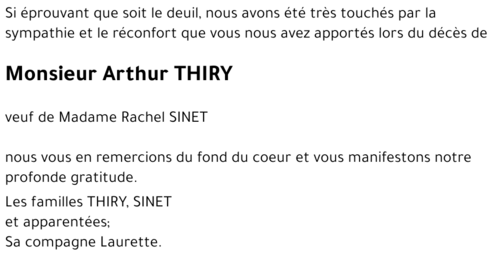 Arthur THIRY