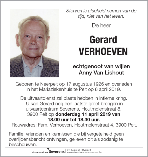 Gerard Verhoeven