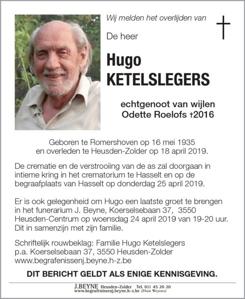 Hugo Ketelslegers
