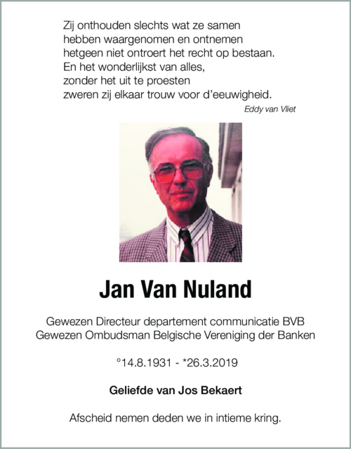 Jan Van Nuland