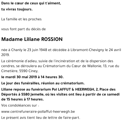 Liliane ROSSION