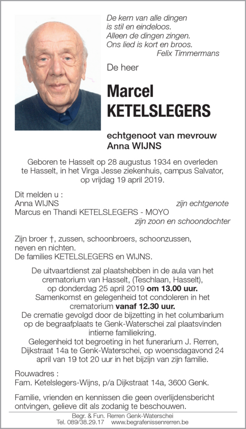 Marcel KETELSLEGERS