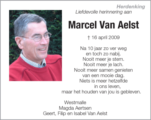 Marcel Van Aelst