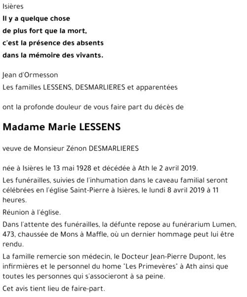 Marie LESSENS