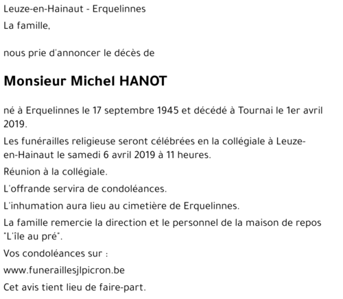 Michel HANOT