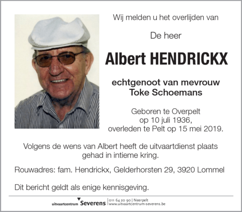 Albert Hendrickx