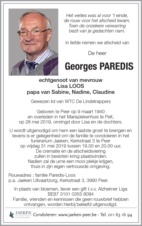 Georges PAREDIS