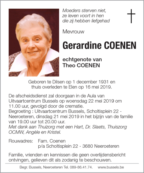 Gerardine COENEN