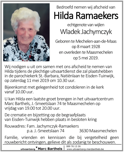 Hilda Ramaekers