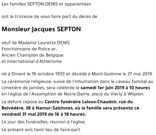 Jacques SEPTON