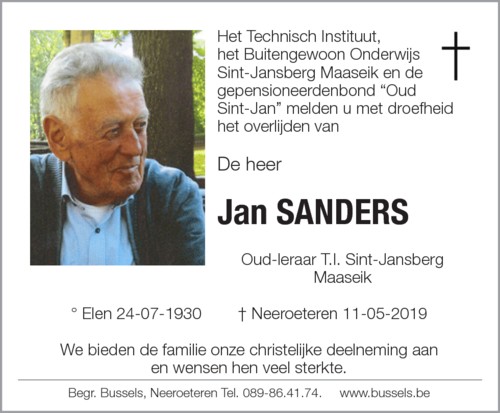 Jan (Jean) Sanders