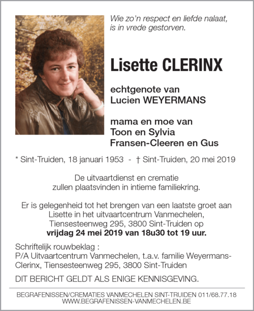 Lisette CLERINX