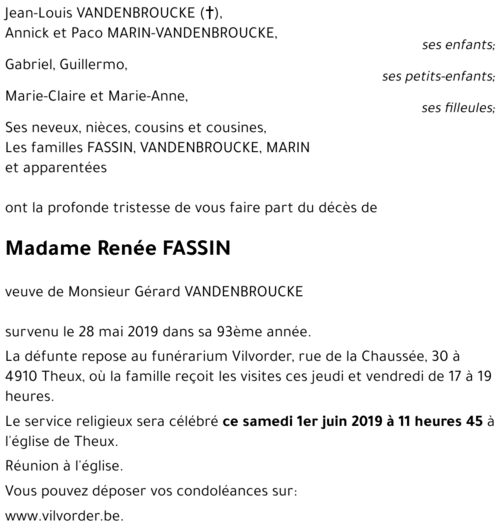 Renée FASSIN