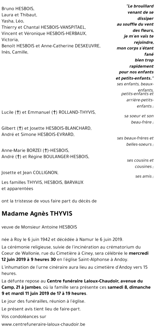 Agnès THYVIS
