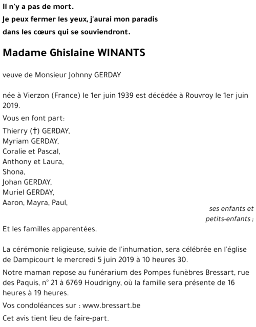 Ghislaine WINANTS 