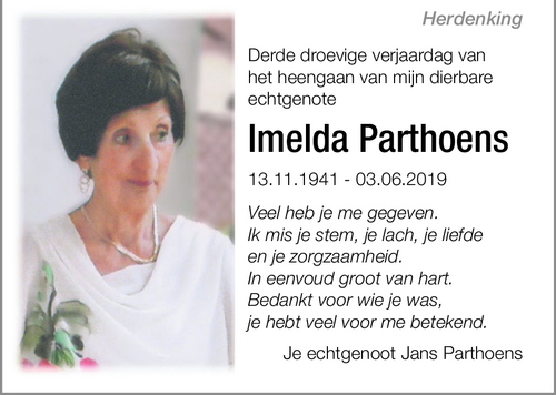 Imelda PARTHOENS