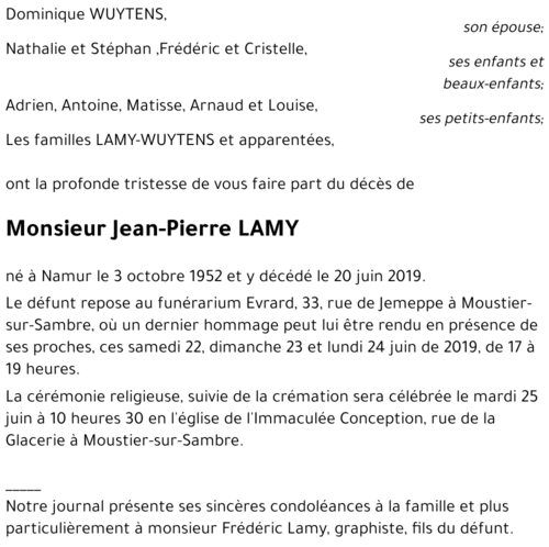 Jean-Pierre LAMY