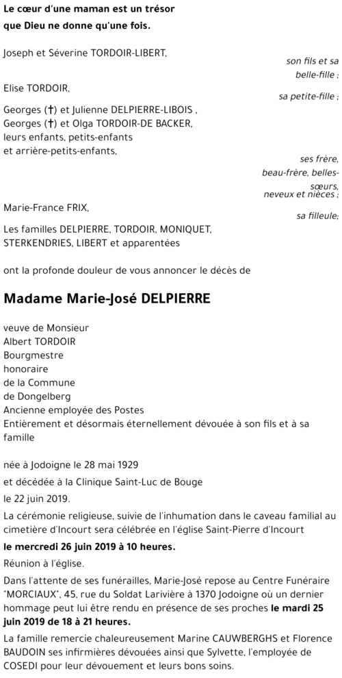 Marie-José DELPIERRE