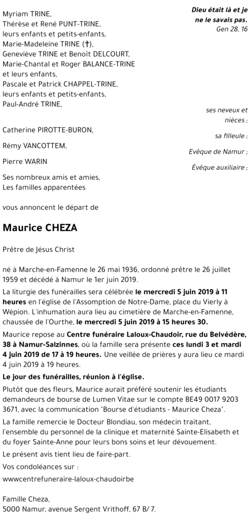 Maurice CHEZA