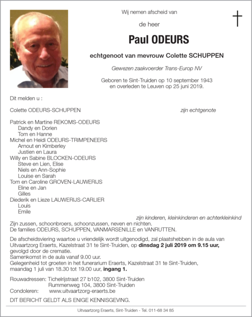 Paul Odeurs