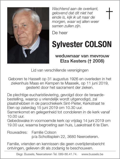 Sylvester COLSON