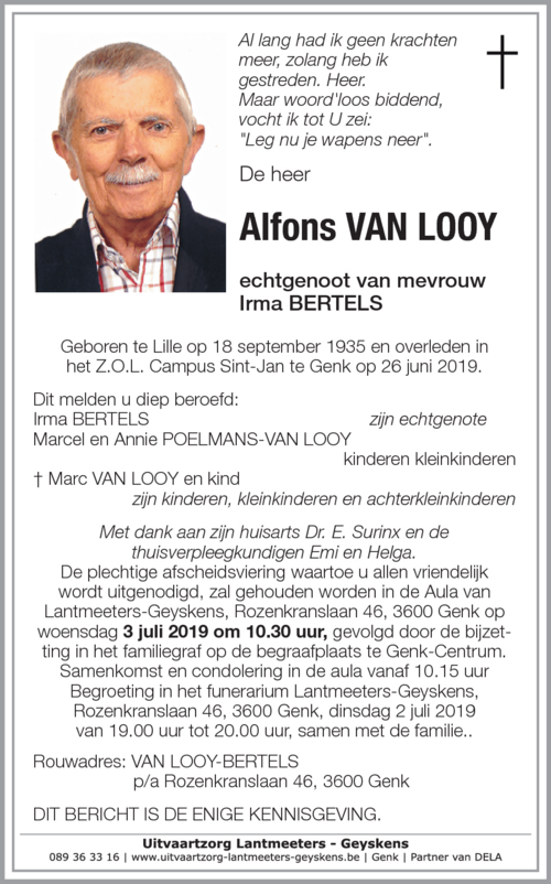 Alfons VAN LOOY
