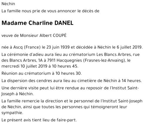 Charline DANEL