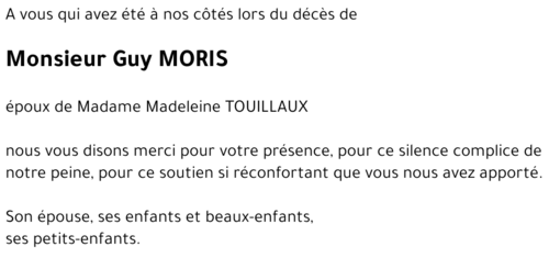 Guy MORIS 