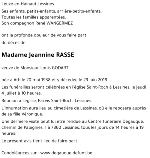 Jeannine RASSE
